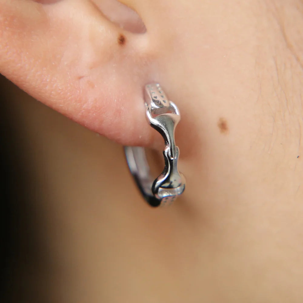 Equestrian Charm Silver Earrings
