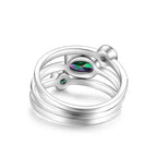 Mystic Rainbow Topaz Ring