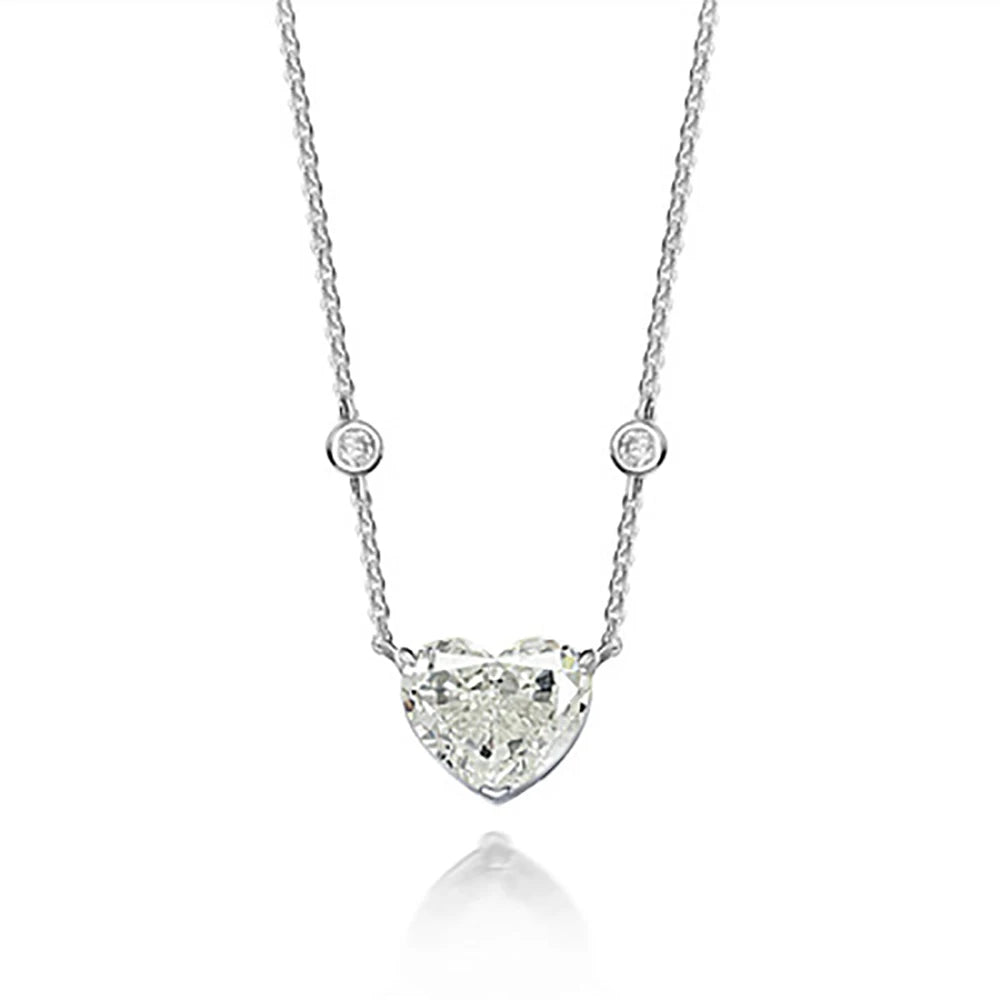Heart-Shaped Aquamarine Pendant