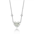 Heart-Shaped Aquamarine Pendant
