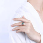 Mystic Rainbow Topaz Ring