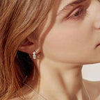 Small Flower Silver Earrings