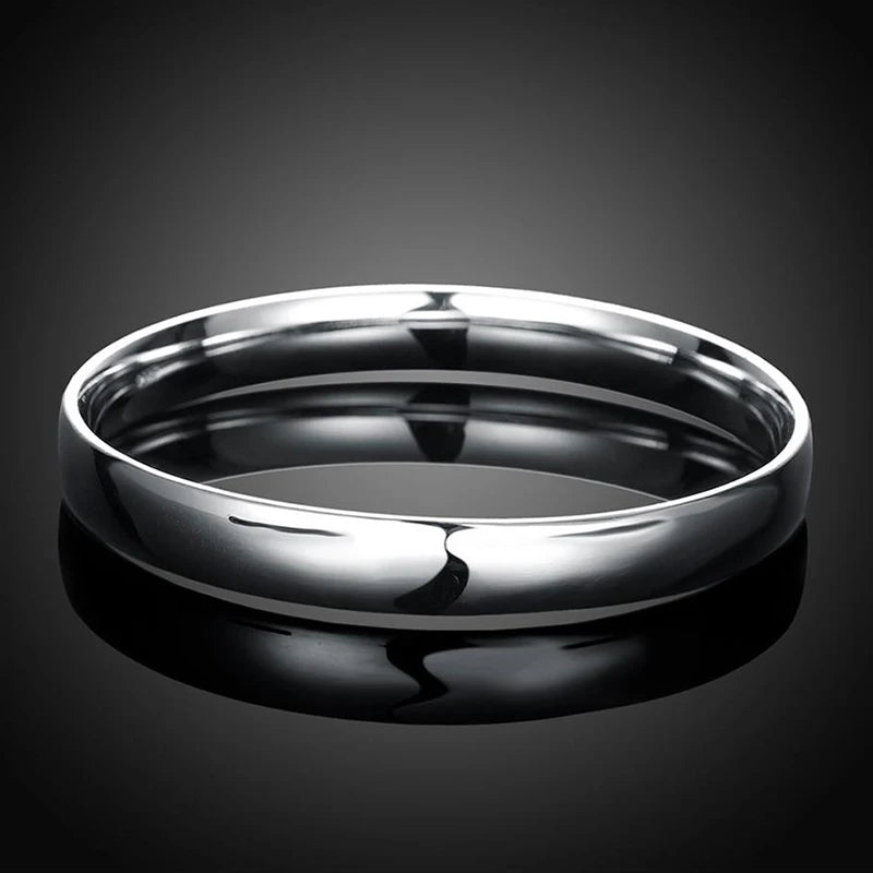 Smooth Silver Bracelet Bangle
