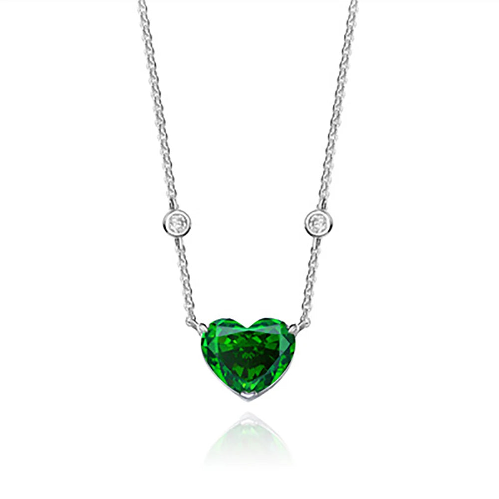 Heart-Shaped Aquamarine Pendant