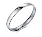 Smooth Silver Bracelet Bangle