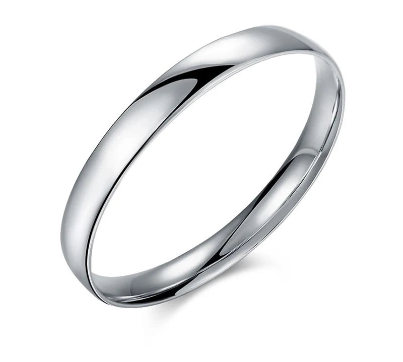 Smooth Silver Bracelet Bangle