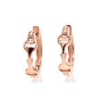 Equestrian Charm Silver Earrings