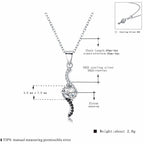 Mono Dot Silver Necklace