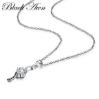 Mono Dot Silver Necklace