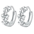 Small Flower Silver Earrings