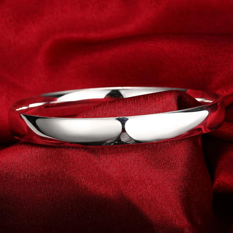 Smooth Silver Bracelet Bangle