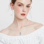 Aquamarine Viking Silver Pendant