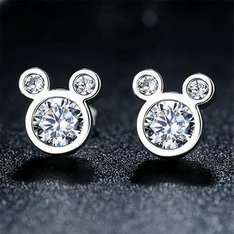 Gold Plated Zircon Earrings