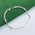 Midnight Luxe Silver Bracelet