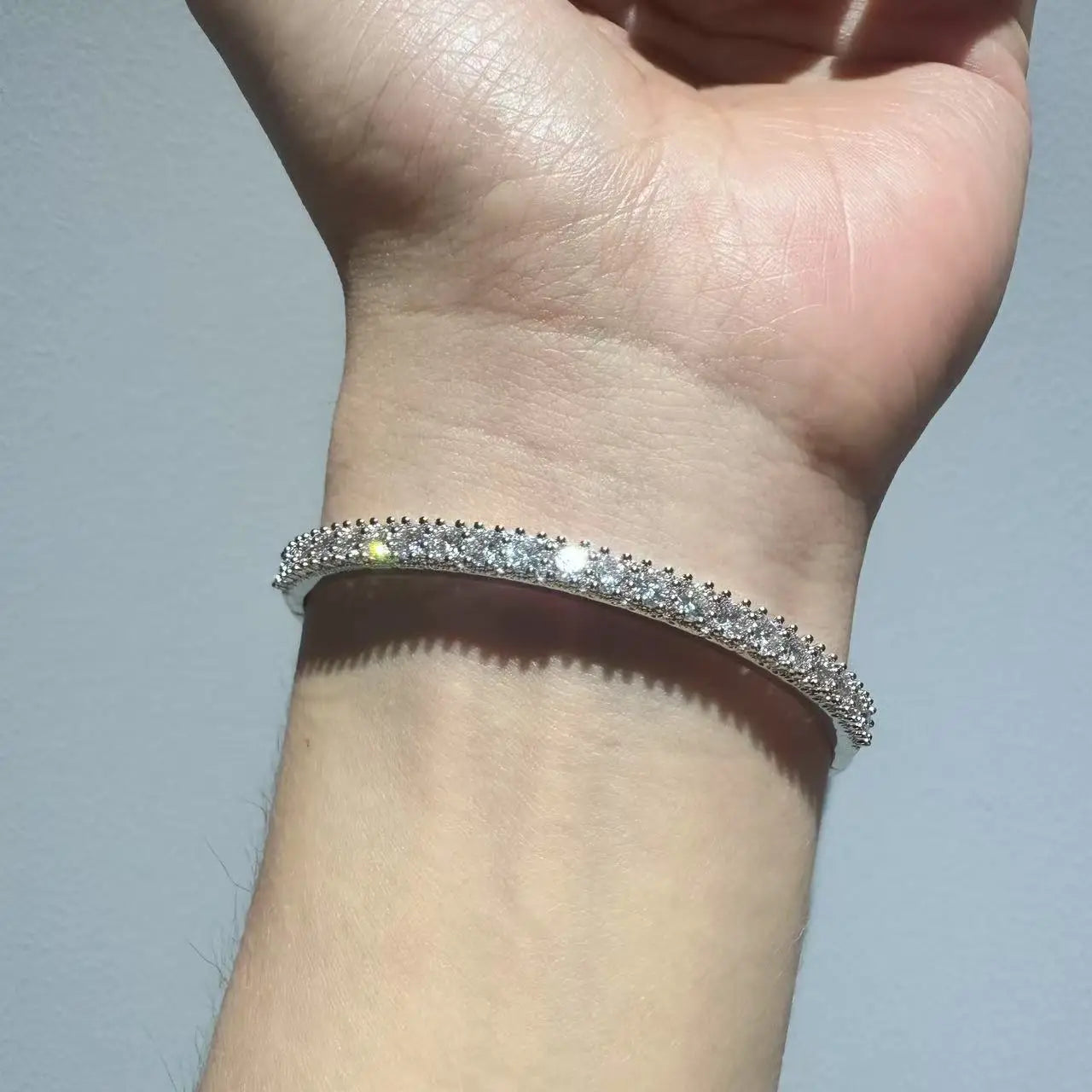 Minimalist Smooth Silver Bracelet