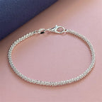 Radiant Touch Silver Bracelet