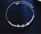 Silver & Gold Beads Bracelet