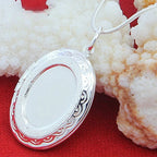 Photo Locket Silver Necklace