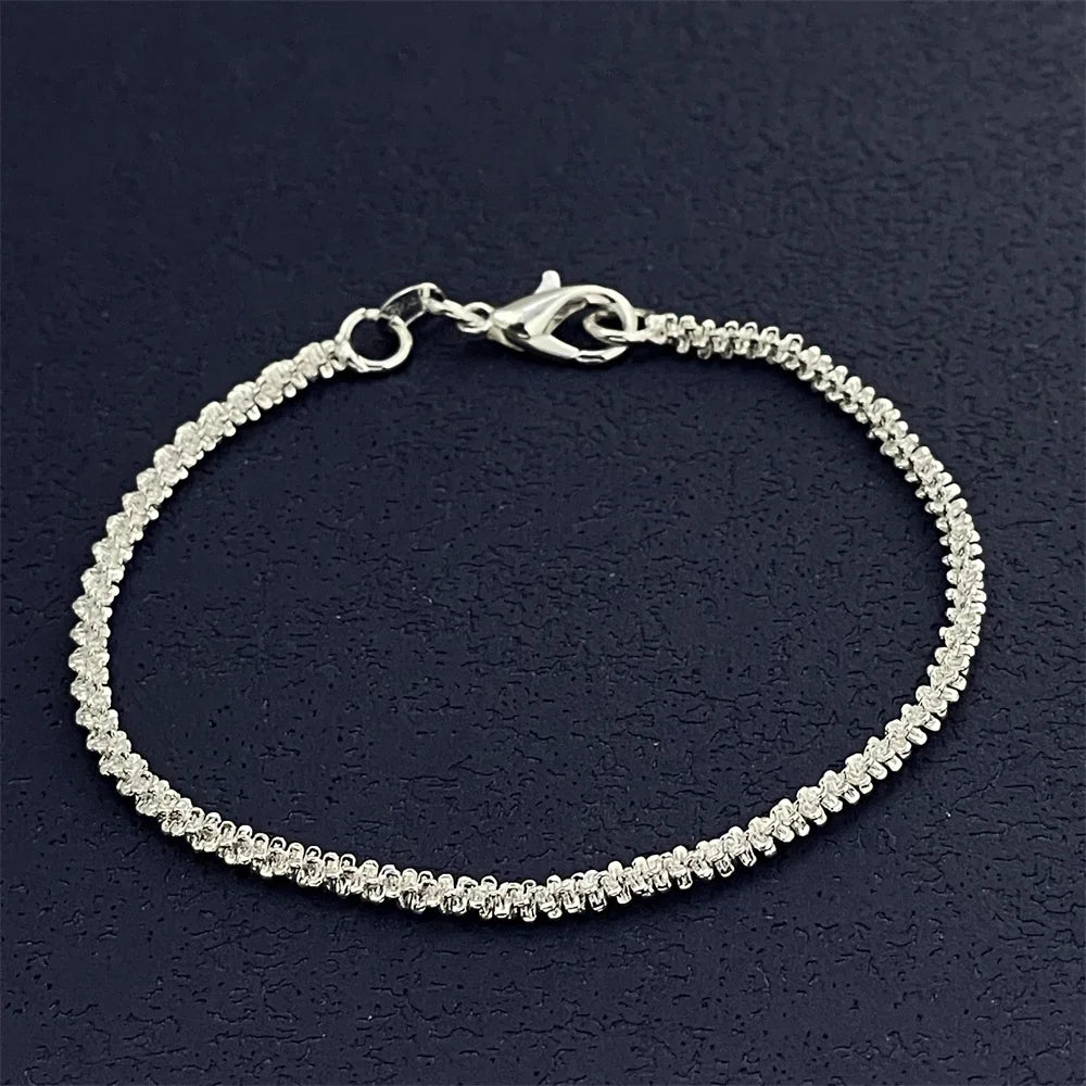 Radiant Touch Silver Bracelet