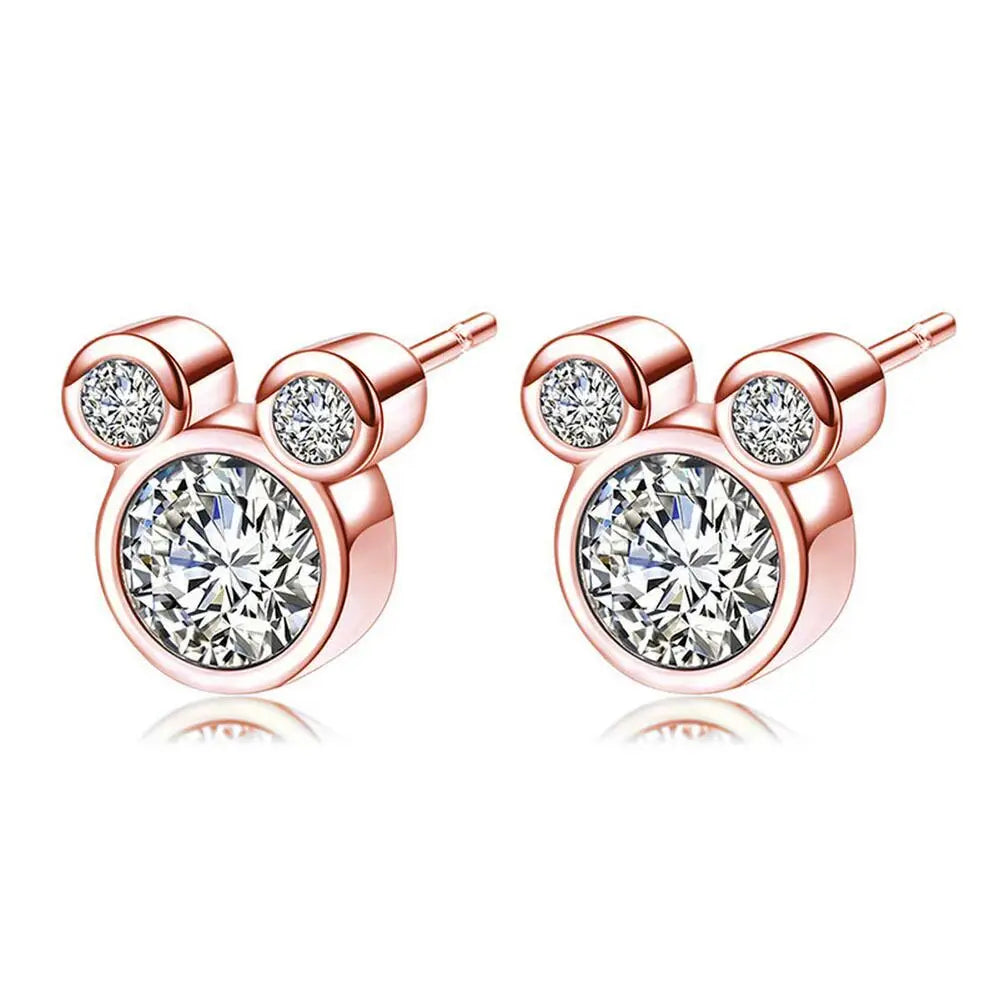 Gold Plated Zircon Earrings