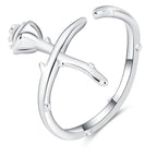 Lovely Rose Silver Ring