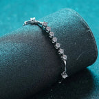 Moissanite Silver Bracelet