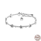 Rose Flash Silver Bracelet