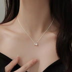 Pearl Bead Silver Choker