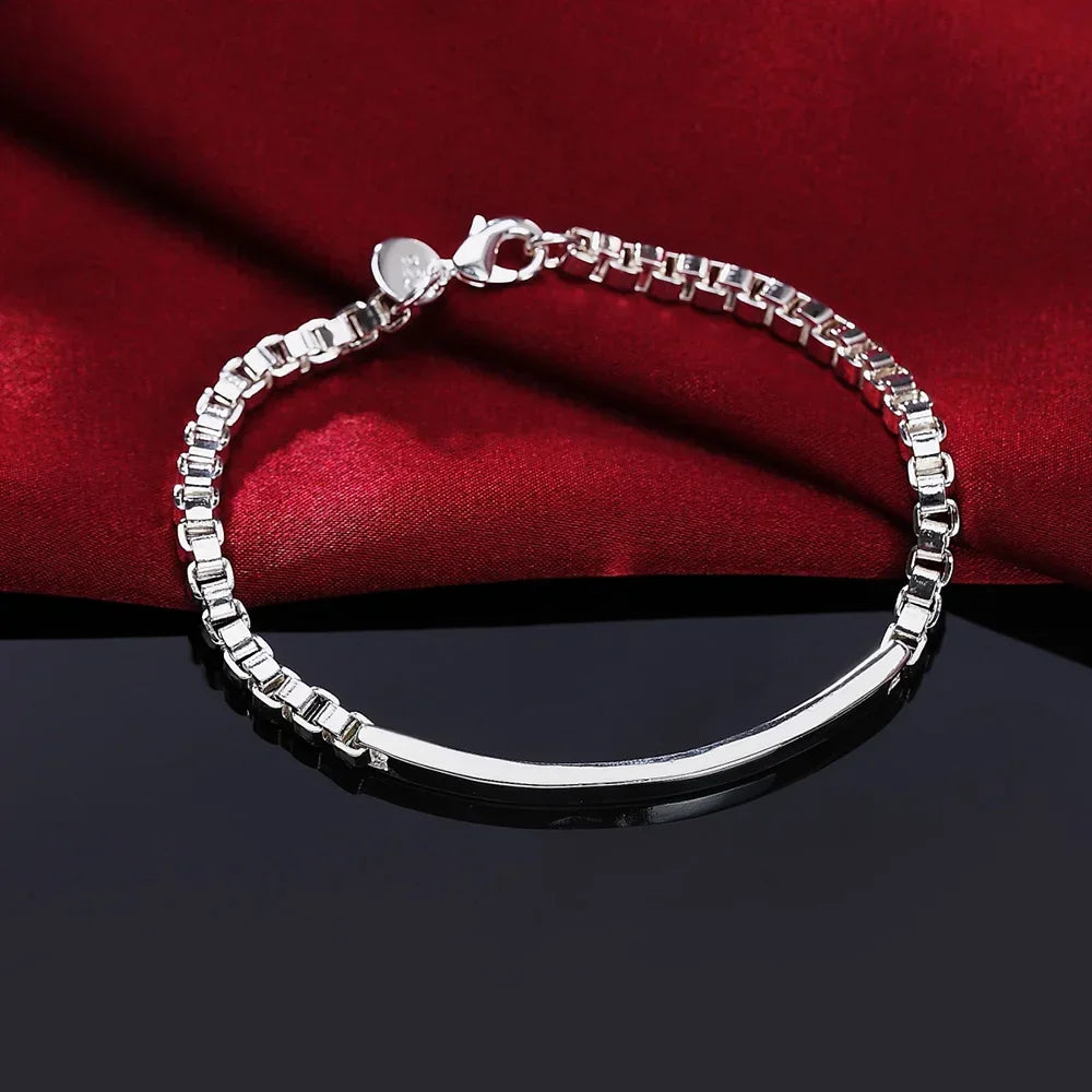 Midnight Luxe Silver Bracelet