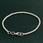 Radiant Touch Silver Bracelet
