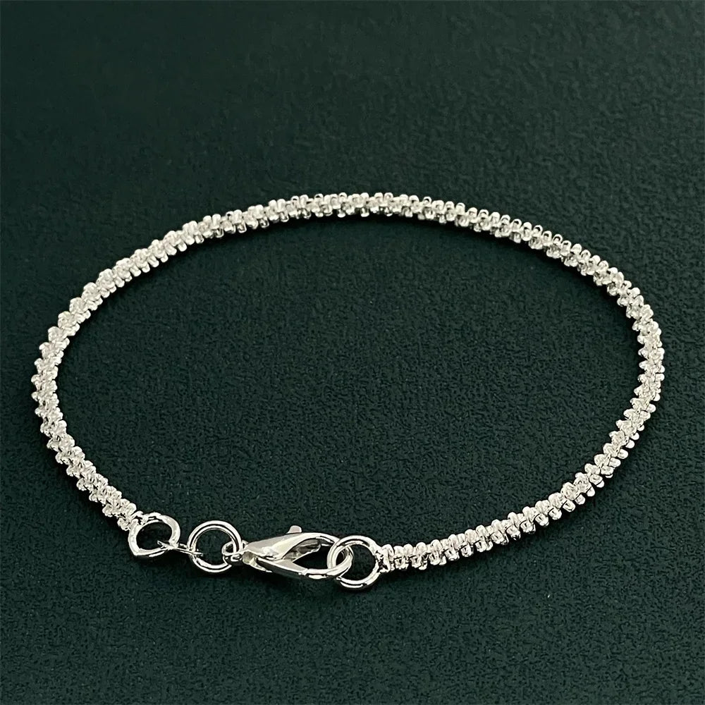 Radiant Touch Silver Bracelet