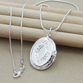 Photo Locket Silver Necklace