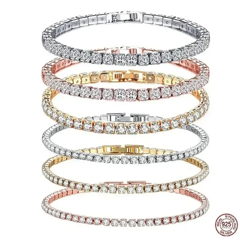 Rose Flash Silver Bracelet