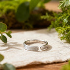 Orbit Matte Silver Ring