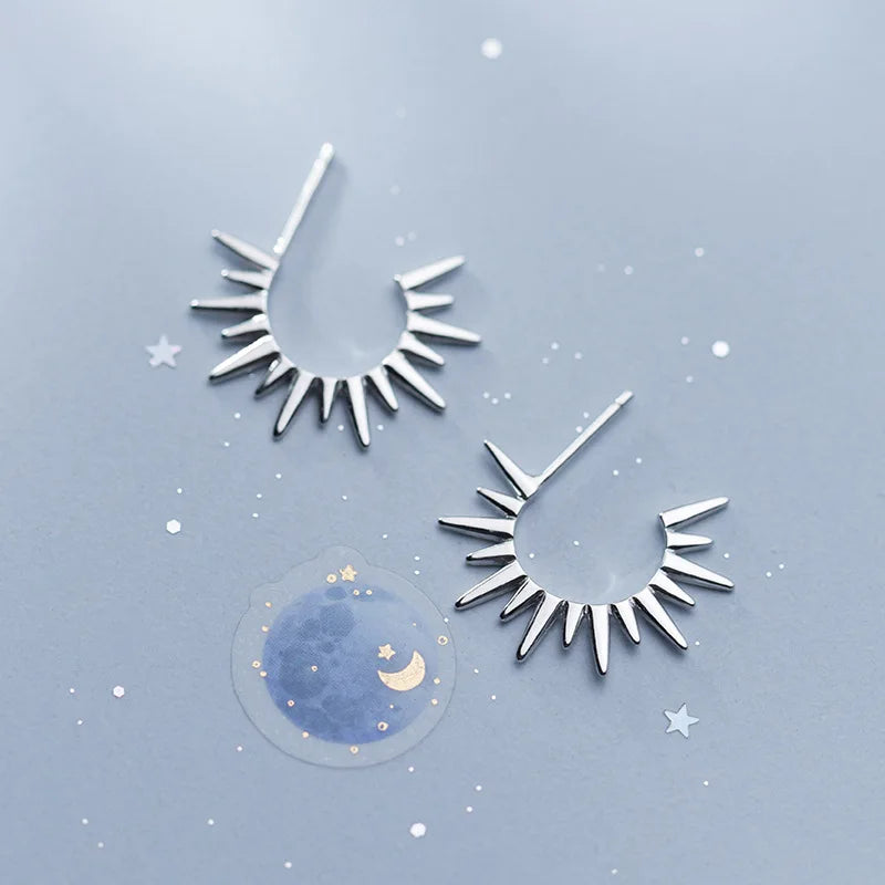 Starlight Silver Earrings