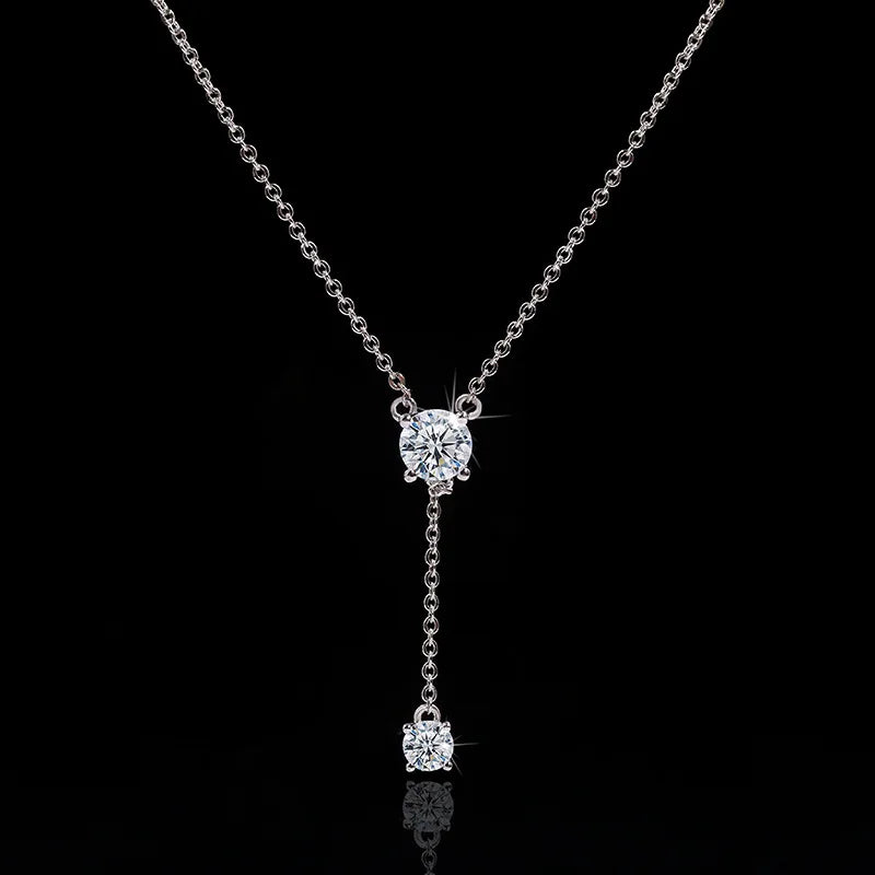 Bridal Halo Zircon Necklace