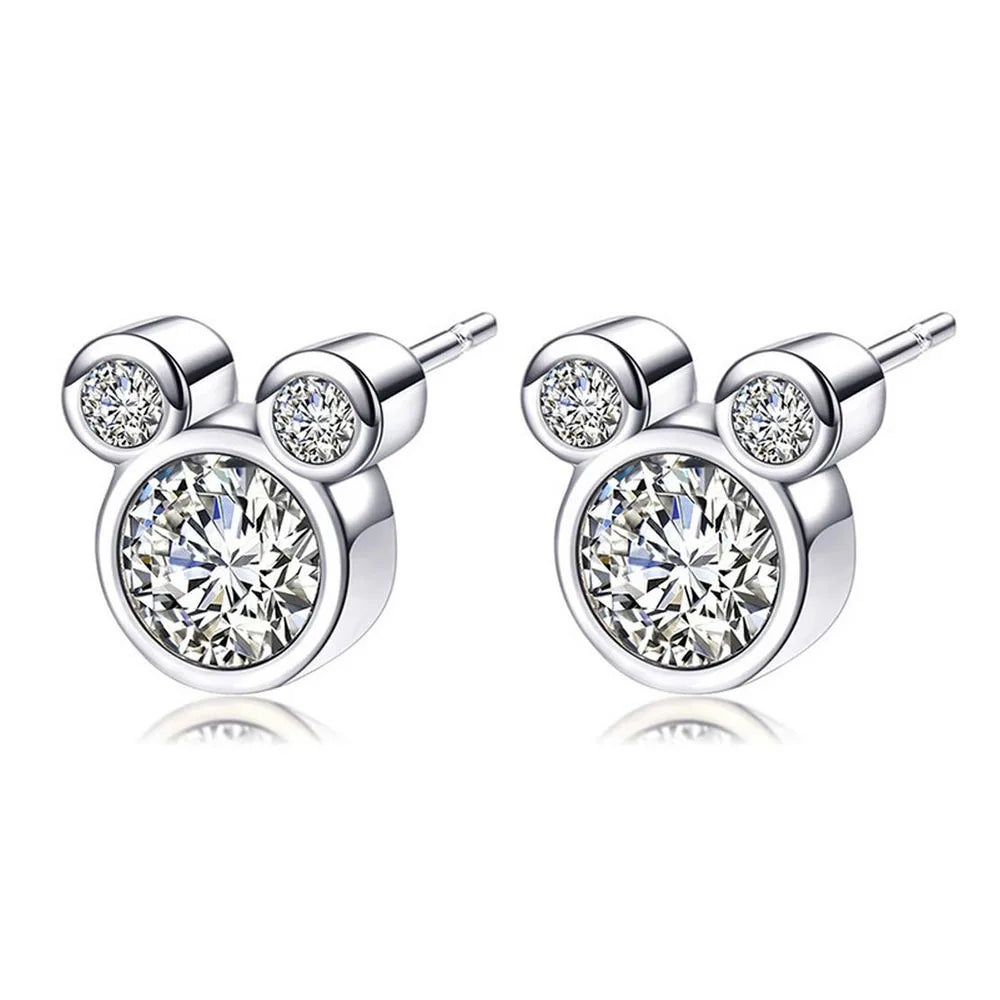 Gold Plated Zircon Earrings
