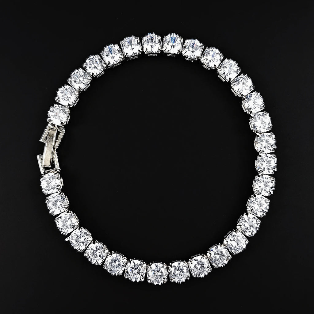 Princess Bangle Silver Bracelet