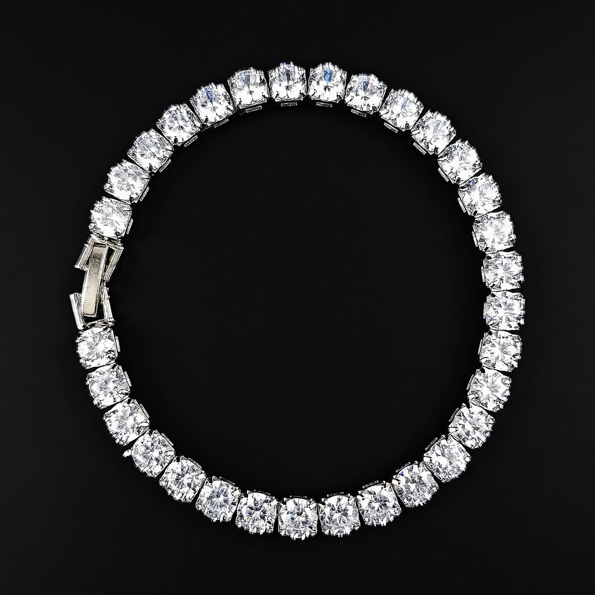 Princess Bangle Silver Bracelet