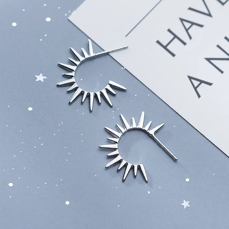 Starlight Silver Earrings