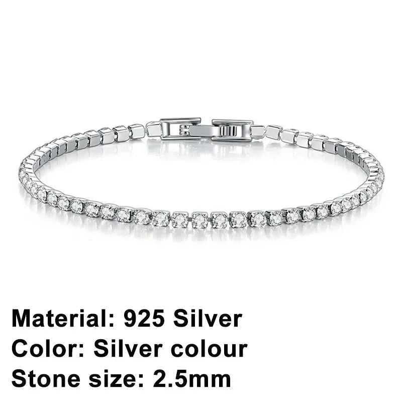Rose Flash Silver Bracelet