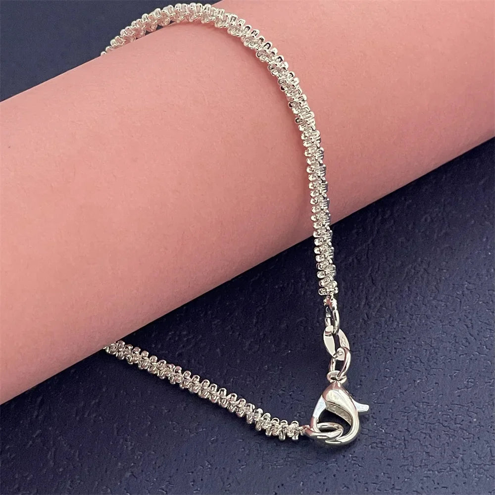Radiant Touch Silver Bracelet