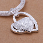 Pure Heart Silver Necklace