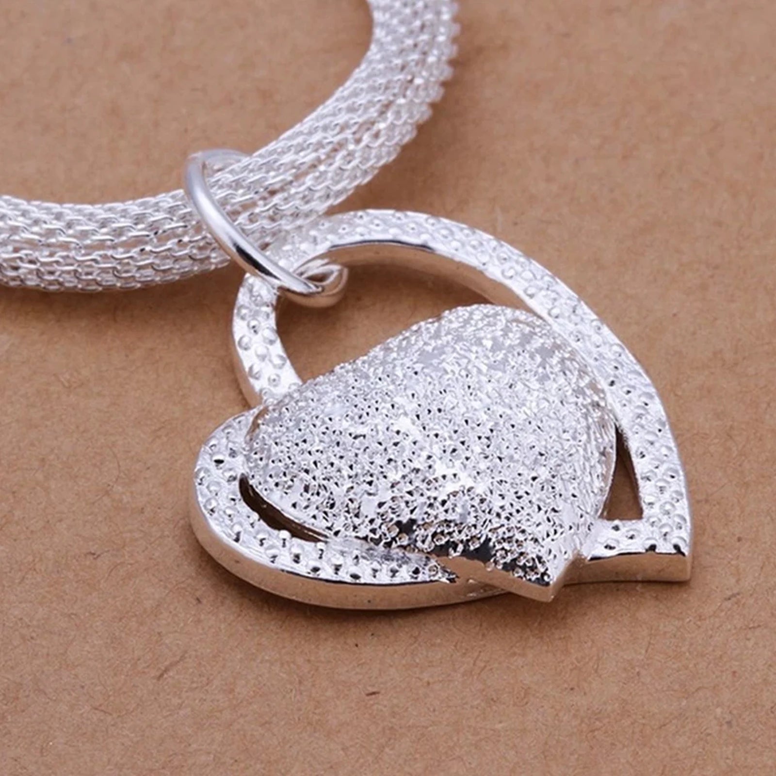 Pure Heart Silver Necklace