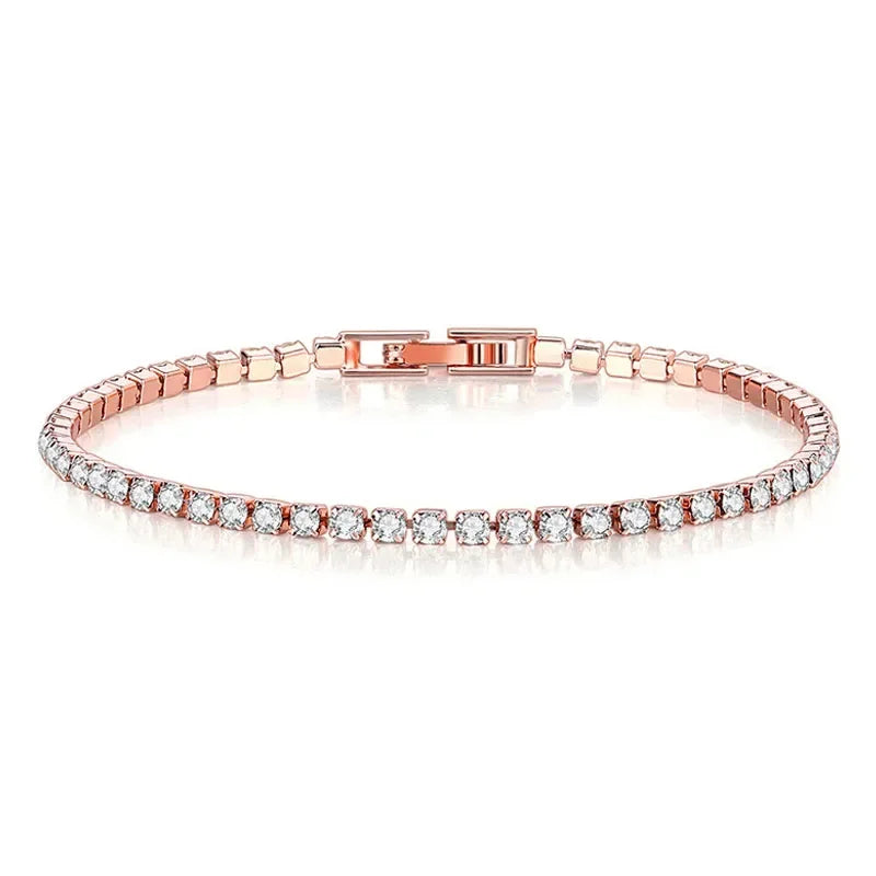 Rose Flash Silver Bracelet