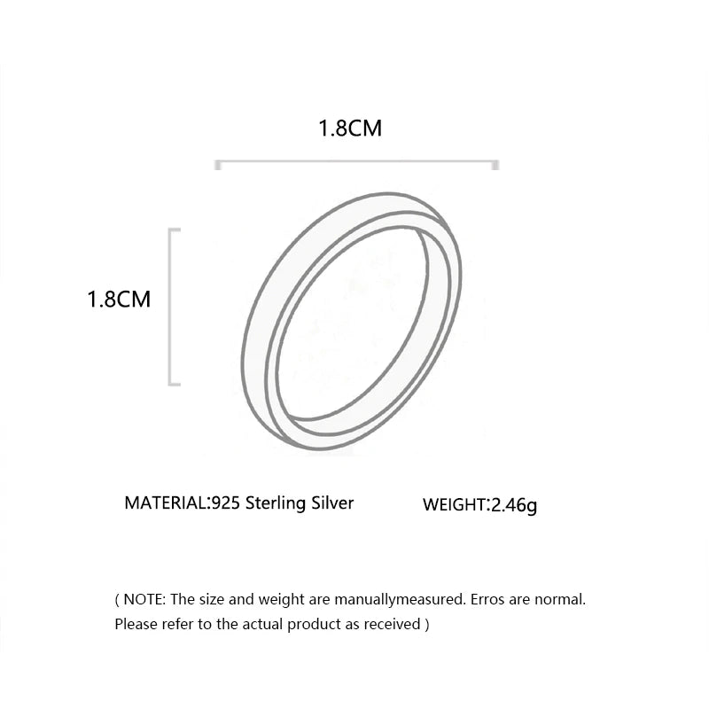 Orbit Matte Silver Ring