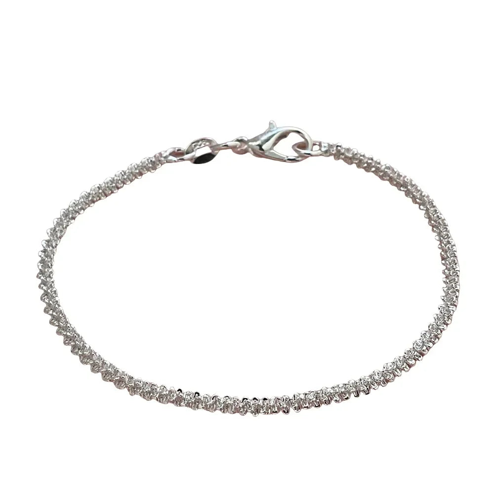 Radiant Touch Silver Bracelet