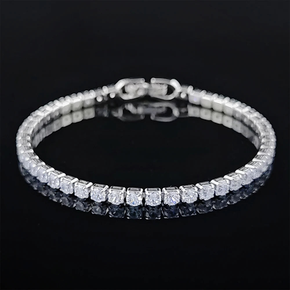 Princess Bangle Silver Bracelet