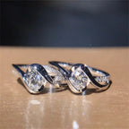 Shimmer White Sapphire Ring