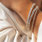 Rose Flash Silver Bracelet